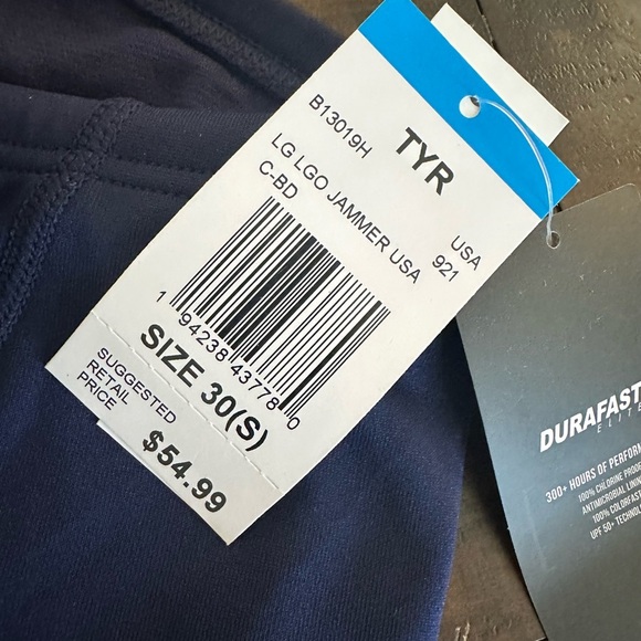 TYR Mens USA Swim Shorts Size Small or 30 New - Picture 4 of 6